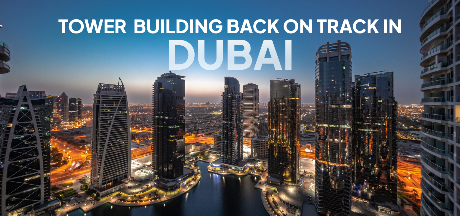 Tower Shows that Building Back on Track in Dubai