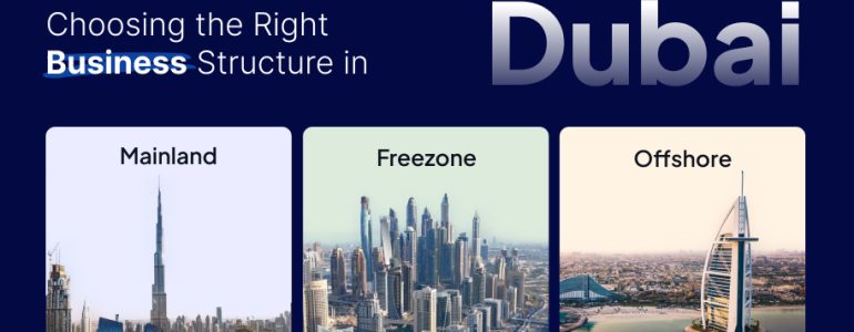 Mainland vs. Free Zone vs. Offshore: Choosing the Right Business Structure in Dubai