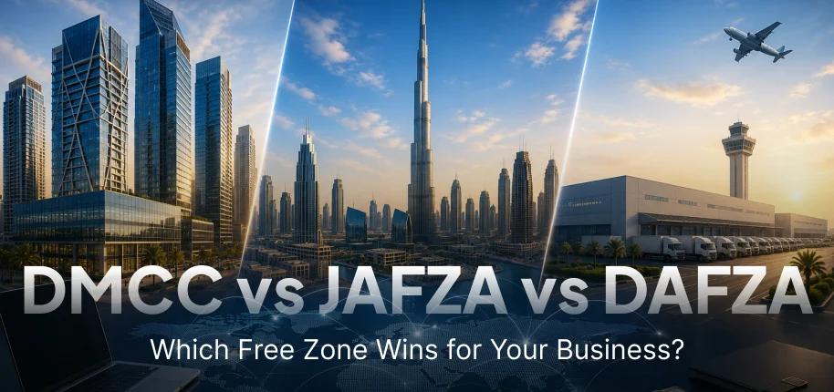 DMCC vs JAFZA vs DAFZA: Which Dubai Free Zone Is Best?